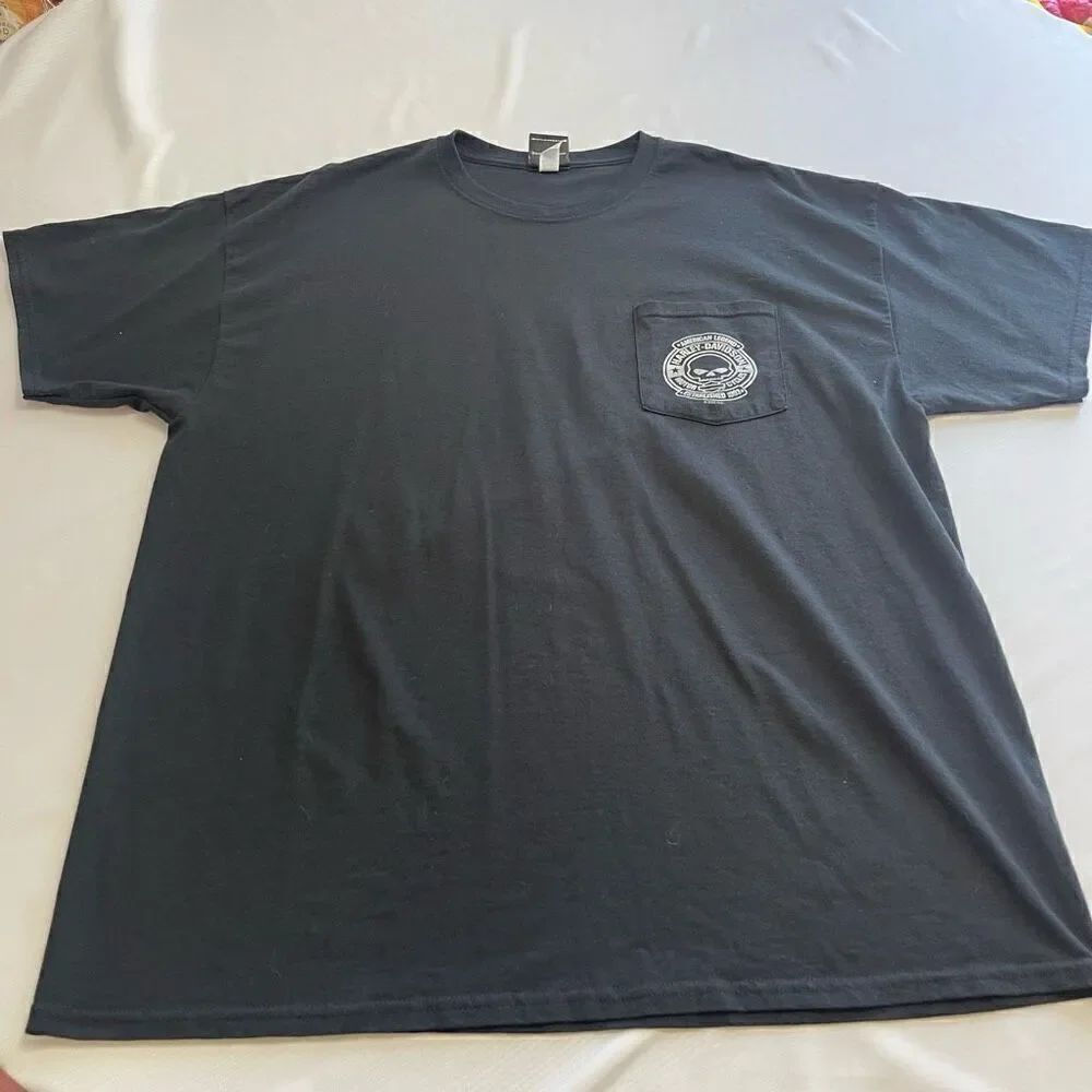 Harley Davidson Men’s White Long Sleeve Shirt Size 2XL